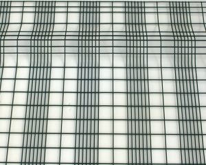 Steel mesh fencing with vertical bar design suitable for Paladin and stripe systems