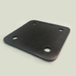 5mm Rubber Base Foot Pad (Black)