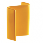 Yellow Rubber Post Protection Cap