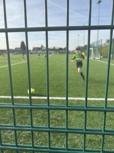 Twin wire security fencing system installed around sports facility